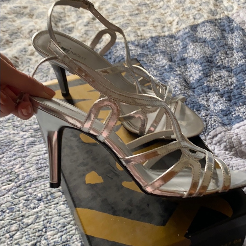 Silver heels